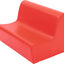 Lage zitbank 65cm zithoogte 20cm - Rood