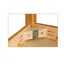 beukenhouten Tafel 80 x 80 cm. 46-76cm