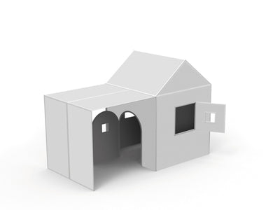 Modulair speelhuis aanvulset