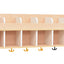 Quadro garderobe plank 6, esdoorn