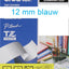 Labeltape Brother P-touch TZE-233 12mm blauw op wit
