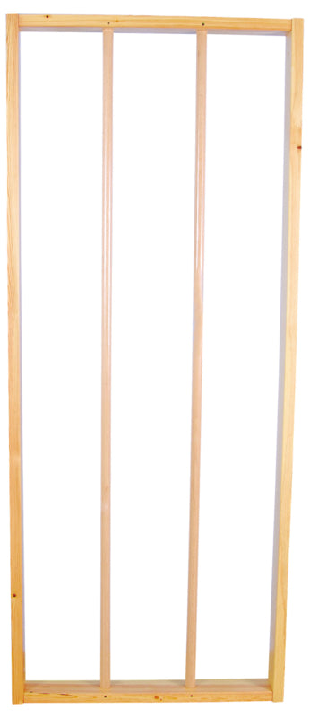 Wandrek met 2 verticale sporten