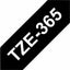 Labeltape Brother P-touch TZE-365 36mm wit op zwart