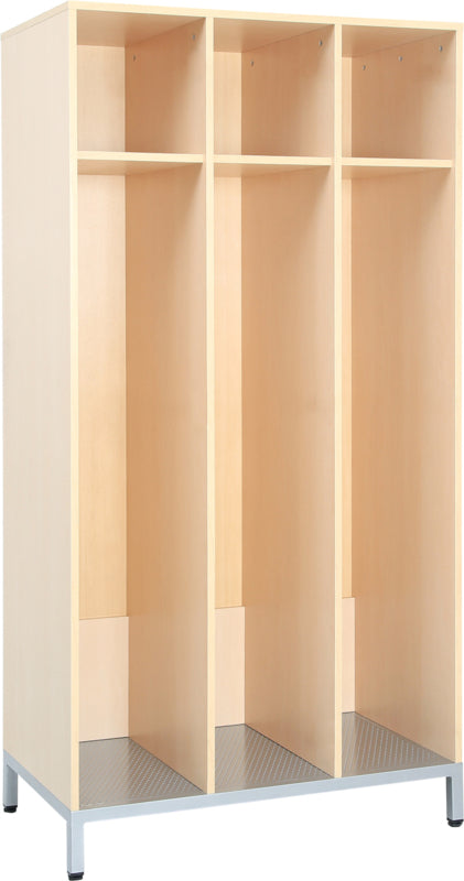 Garderobe op een frame met 3 planken