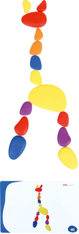 Regenboog creatieve stenen