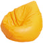 Kleine zitzak poef - peer oranje