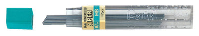 Potloodstift Pentel 0.7mm zwart per koker HB