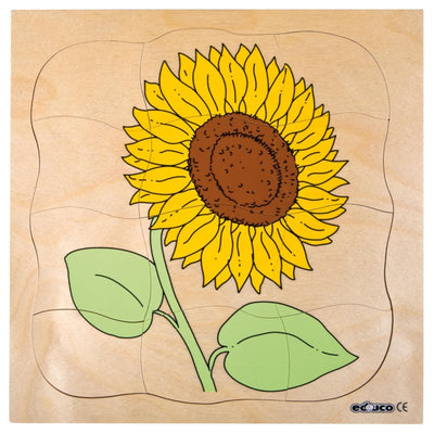 Puzzel De Zonnebloem (Groeipuzzel )