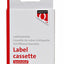 Labeltape Quantore TZE-211 6mm x 8m wit/zwart