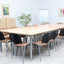 Linker tafel in een esdoorn kleur
