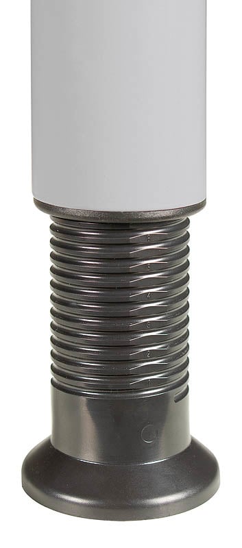 Beukenhouten trapezium tafel 120 x 60 cm. verstelbare metalen poten