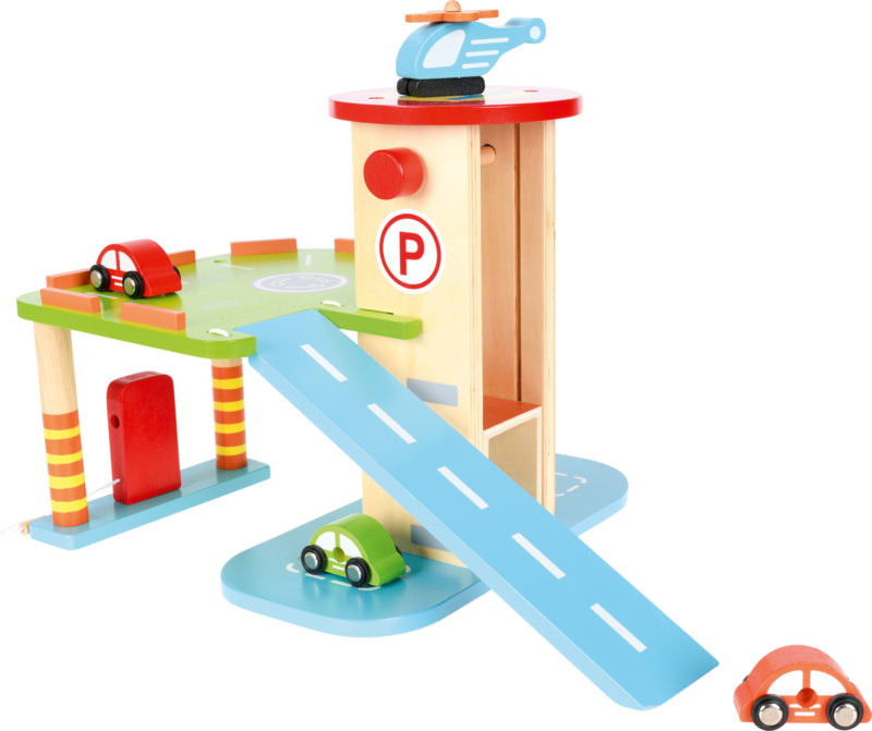 Garage met voertuigen