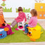 Foam dieren poef 30x35cm - Zebra