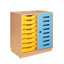 Kast met 8 bakken en deur