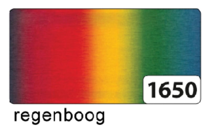 Crepepapier rol 250x50cm nr1650 regenboog