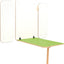 Klaptafel Flexi - groen 46-64cm