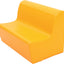 Medium zitbank 75cm zithoogte 26 cm - Oranje