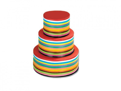 1000 vel vouwbladen 60gr 16cm rond 10 kleuren Assorti