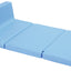 Vouwbare bank afm. 48 x 80 x 49 cm - Blauw