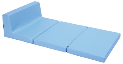 Vouwbare bank afm. 48 x 80 x 49 cm - Blauw
