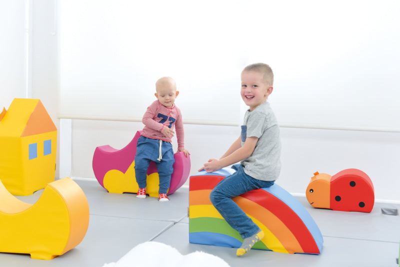 Zachte speelvloer 47x24cm - Bladeren