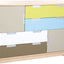 Quadro - M asymmetrische kast voor brede laden