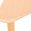 driehoekig Flexi tafel 108x80x80cm beuken in hoogte verstelbaar