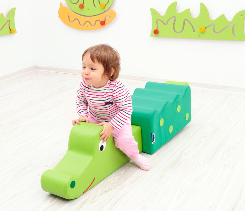 Foam set 125x28x26cm Krokodil 3dlg