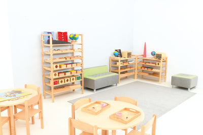 Flexi stelling kast voor educatieve hulpmiddelen, 160 cm