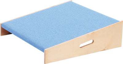 Platform schuin, hoogte 20 cm, lichtblauw