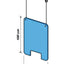 HygiÃ«nescherm Exacompta hangend met opening 100x66cm transparant
