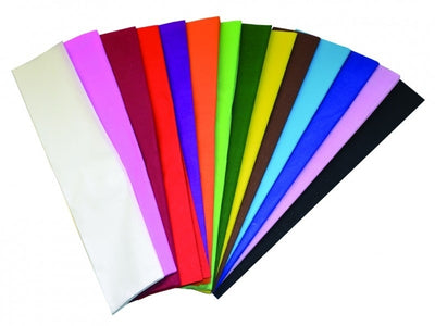 CrÃªpe papier 10 vouw per kleur