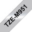 Labeltape Brother P-touch TZE-M951 24mm zwart op zilver