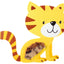 Sensorische applicatie 29,5x26,5cm - Kat