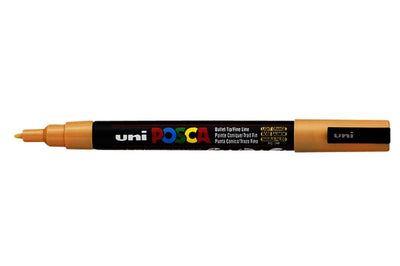 Verfstift Posca fijne punt 0.9 - 1.3 mm. zalmroze