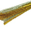 Chenilledraad 50 cm. metallic goud of zilver 100 stuks