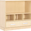 Kast voor houten bakken en mappen, met plint