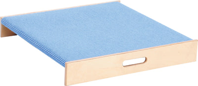 Vierkant platform, hoogte: 10 cm, lichtblauw