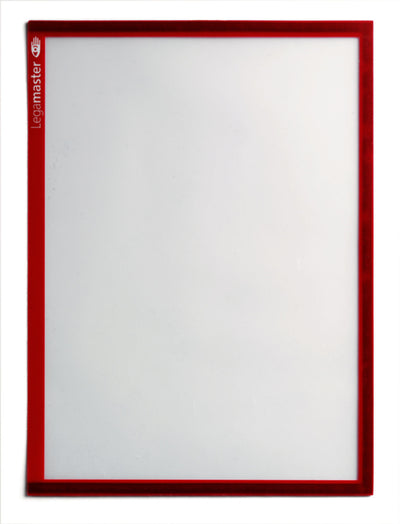 5 stuks Magnetische documenthouders A4, rood