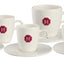 12 stuks Kopje Douwe Egberts espresso 70ml wit