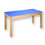 beukenhouten Tafel 120 x 80 cm. 46-76cm