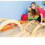 Kleine halfronde gym ladder