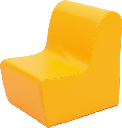 Hoge zitbank 45cm zithoogte 34cm - Oranje