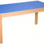 beukenhouten Tafel 120 x 60 cm. 46-76cm