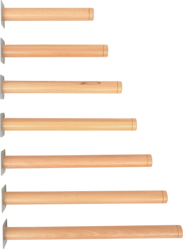 Set van 4 Poten voor Flexi tafelbladen - hoogte: 70 cm