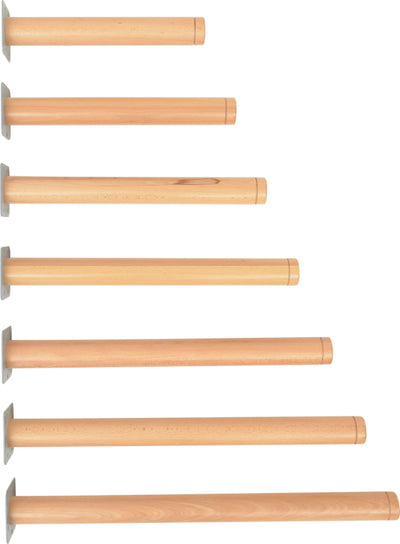 Set van 4 Poten voor Flexi tafelbladen - hoogte: 70 cm