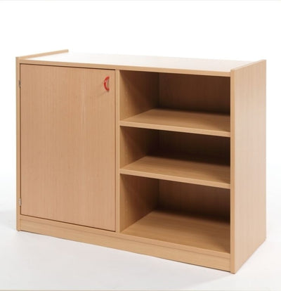 Kast half open deur links