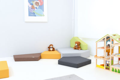 Quadro 2 matras licht grijs, hoogte 20 cm