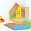 Quadro relax hoekmeubel 72x72x124,2cm - Esdoorn/wit
