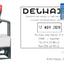 Woord-datumstempel Colop 2860 +bon 46x66